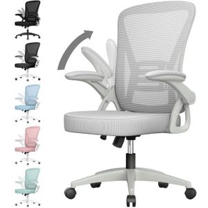 Chaise ergonomique blanche tapissé LightUp - Profim - Prosiege