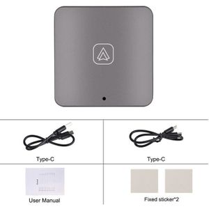 Adaptateur/dongle sans fil Android Auto pour voitures, usine OEM filaire,  Abrts filaire à sans fil, installation facile, Plug and Play
