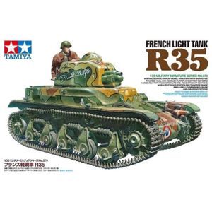 KIT MODÉLISME Maquette Char French Light Tank R35 - TAMIYA - Kit