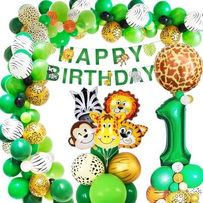 Ballons en aluminium « Animaux sauvages » en forme de chiffre 0 à 9 comme décoration pour anniversaire et fête Taille 44-55 cm Décoration Ballons en aluminium « Animaux sauvages » en forme de chiffre 0 à 9 comme décoration pour anniversaire et fête Taille 44-55 cm Décoration