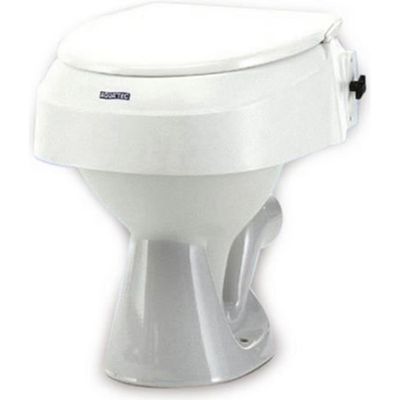 Rehausseur WC - Hauteur 10 cm - Avec abattant - Ataptable aux toilettes -  Cdiscount Bricolage