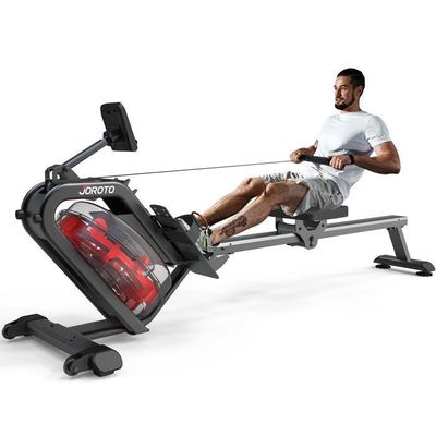 Rameur Magnétique JOROTO MR60 Avec écran LCD - Résistance Réglable 10 Niveaux | Bluetooth, Pliable, Jusqu'à 210cm