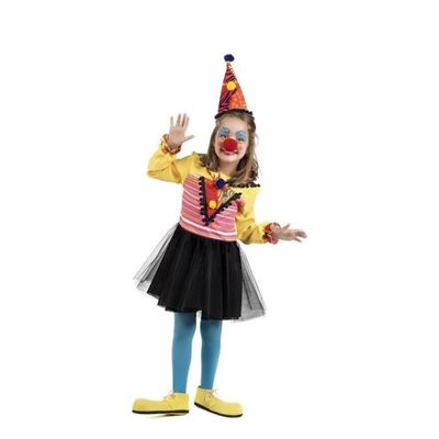 Costume Carnaval - SMIFFY'S - Déguisement Clown Femme - Robe avec Cerceau  et Accessoires - Multicolore/Blanc - Cdiscount Jeux - Jouets