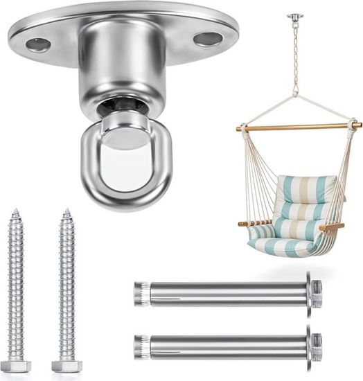 2 Ressorts De Tension Pour Chaises Suspendues – Charge 650 Kg, Acier Galvanisé, Longueur 113 Mm