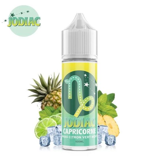 E-liquide Capricorne ( Ananas, Citron Vert, Menthe, Frais) Jodiac 100ml + 4  boosters - Cdiscount Au quotidien