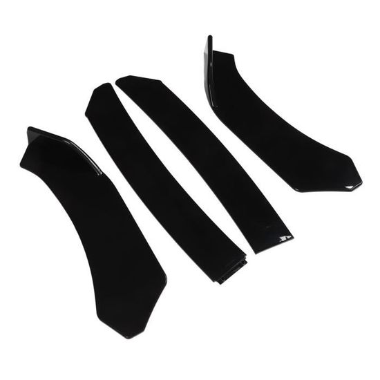Becquet Lèvre Avant Pour Toyota GT86 / FT86 2012-2016 – ABS Noir Brillant – Kit Avec Vis Et Adhésif – Look Sport Et Protection