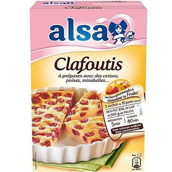 Alsa Preparation Clafoutis 2 Sachets 440 G Lot De 3 Achat