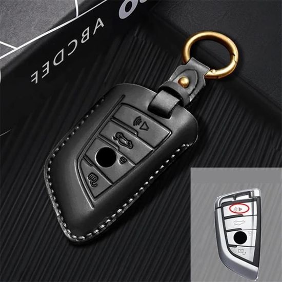 Étui En Cuir Pour Clé Porsche - Housse De Protection Macan 911 Panamera Boxster 986 987 981, Design Luxe