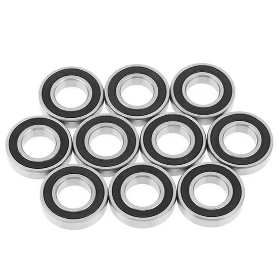 Roulements à Billes 6901-ZZ 12x24x6 Mm - Lot De 10, Étanchéité Double Joint, Acier Chromé Prélubrifié