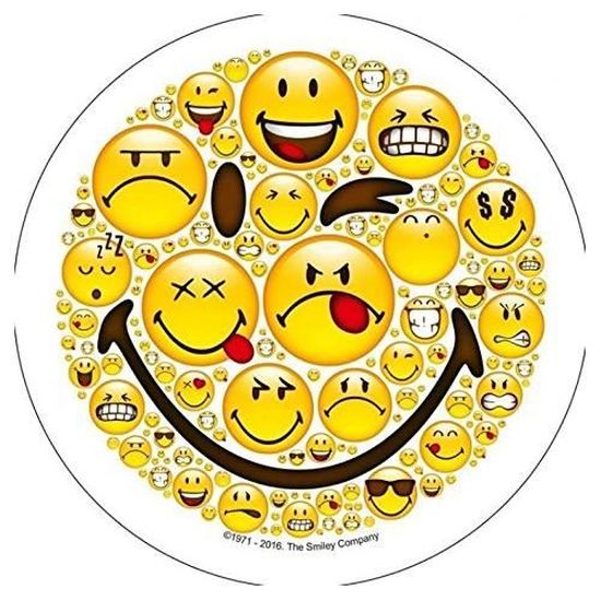 Disque Azyme Diametre cm Smiley Pour Decoration De Gateau A L Unite Modele 4 Cdiscount Maison