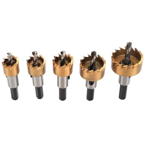 3pcs Ensemble De Foret D'escalier, HSS4241 Haute Vitesse En Acier Foret