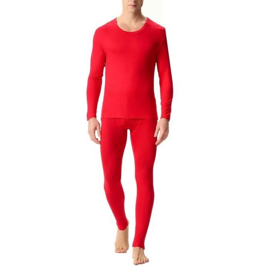 HSAJS Ensemble de sous-Vêtements Thermique Femme Fonctionnel Ensemble Ski Antibactériens sous Vetement Chaud Flexible Respirant Haut & Bas Maillot de Corps Manches Longues & Pantalon