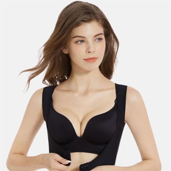 BUSTIER CORSET Femme Corset et sculpte ton corps style 2 noir