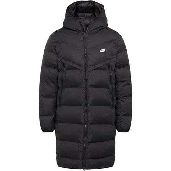 Nike Longline Padded Jacket In Black, Levi's Padded Longline Jacket