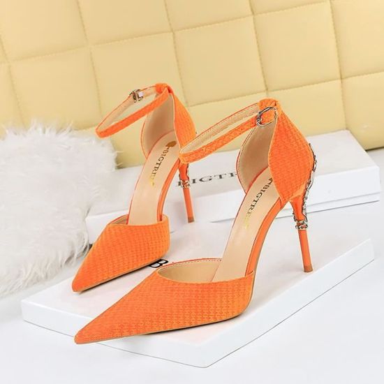 Escarpins Talons Hauts Irregular Choice Licorne - Or/Orange - Taille 37 EU - Neufs Avec Boîte - Modèle Rare