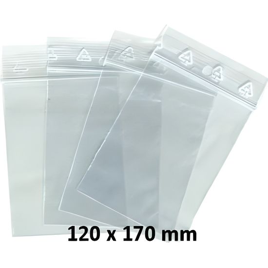 500 Sachets Zip Transparents 60x80 Mm - Pochette Refermable Pour Rangement, Nourriture, Petits Objets