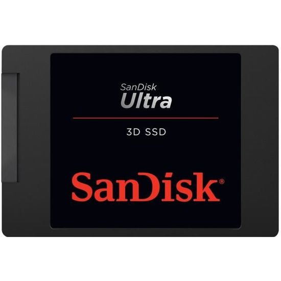 SanDisk Ultra 3D Disque SSD 1 To interne 2.5" SATA 6Gb-s
