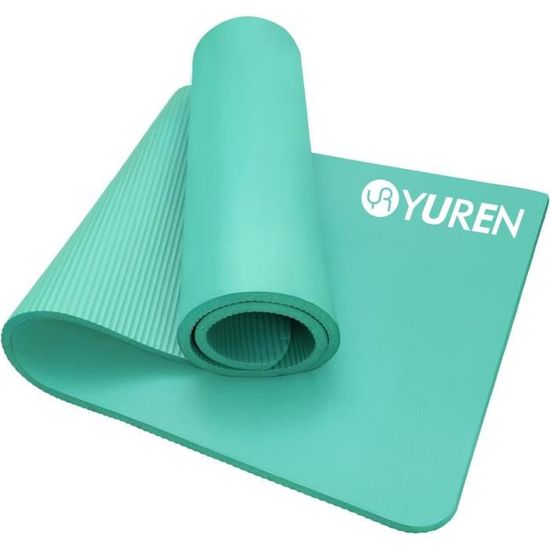 Tapis de Yoga épais NBR, couverture antidérapante, 10mm 15mm