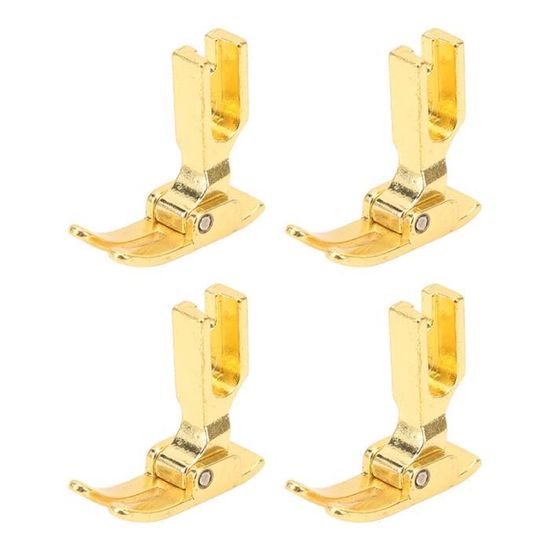 Bieiyhe - Set De 4 Pieds-de-biche Pour Machine à Coudre | Universel & Fermeture éclair
