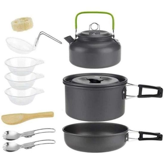 Kit Ustensiles Cuisine Camping Fire-Maple Feast-4 - Bouilloire Et Poêle