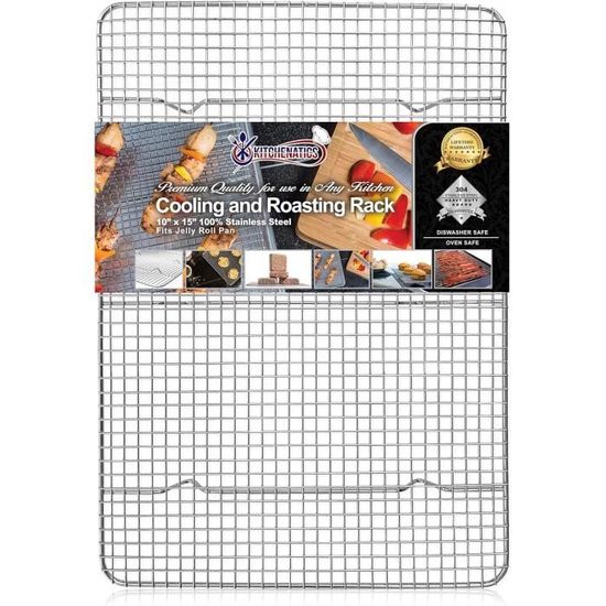 Plaque De Cuisson Avec Grille De Refroidissement, Petite Plaque De Four En Acier Inoxydable Et Plaque De Cuisson Avec Grille De Refroidissement, Petite Plaque De Four En Acier Inoxydable Et