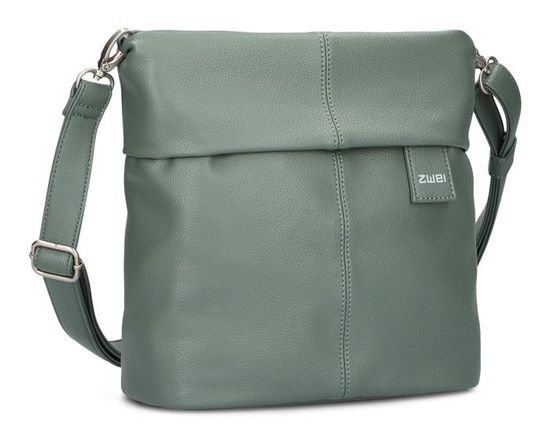 Sac Bandoulière Zwei Mademoiselle M70 - Forme Demi-lune, Bleu Marine, Polyuréthane, Réglable - 10