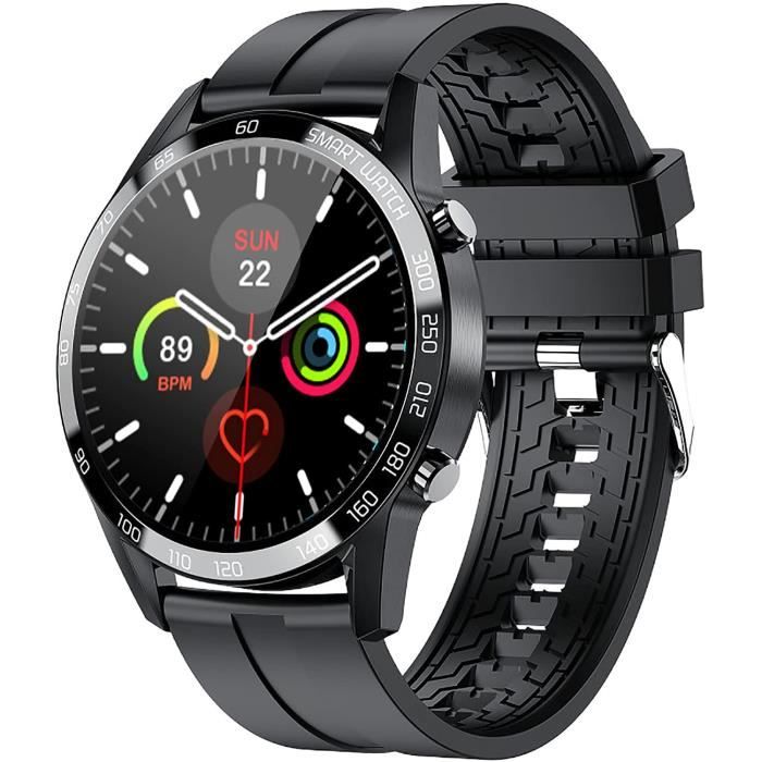 Montre Connectée GPS Pour Homme - Tracker Fitness 32Go, étanche, écran 45mm, Compatible IOS, Neuve