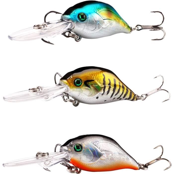 50 Pezzi Di Crankbait HENGJIA: Set Di Esche Artificiali Nucifondenti Per Luccio, Persico, Trota