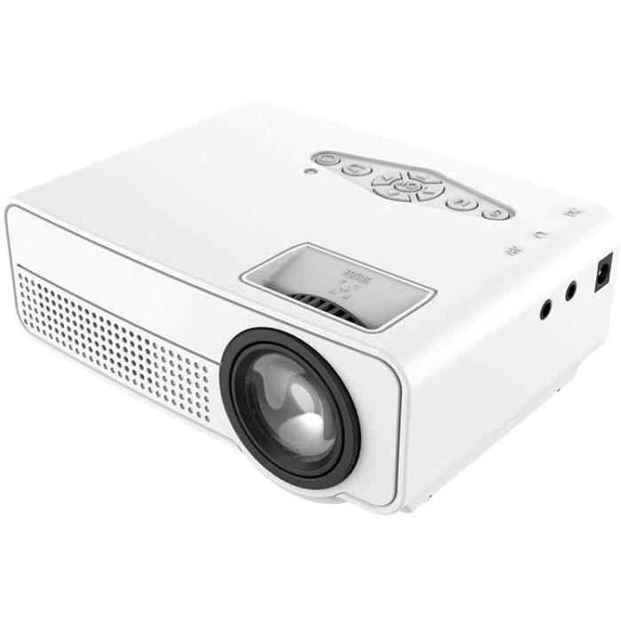 Vidéoprojecteurs,projecteur portable, blanc résolution 800x480dp