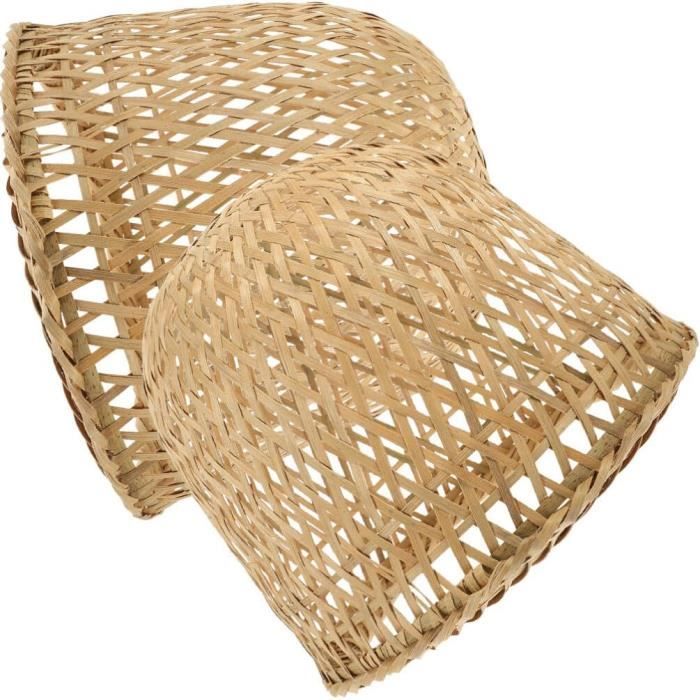 Lot De 30 Abat-jour Puzzle 2 Couleurs - Pour Créer Une Lampe Plafonnier DIY, Diamètre 25 Cm, Style Déco