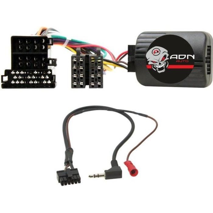 Interface Cde au Volant Peugeot 206/ 306 ap98 Mini-ISO JVC - ADNAuto - ADN-CAV