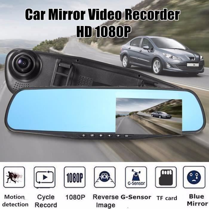 NEUFU 4.3'' 1080P FHD TFT Moniteur Rétroviseur Caméra Rearview Mirror Pr Voiture Auto A58999