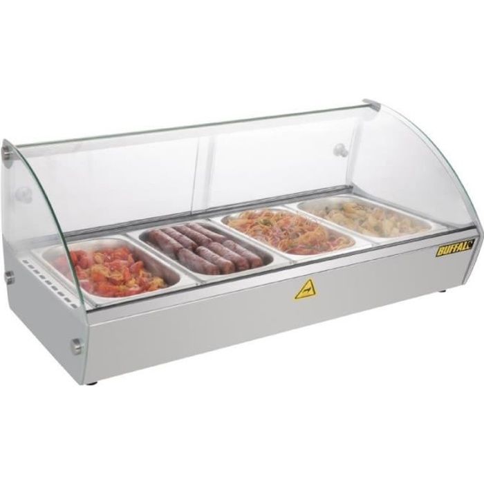 Vitrine Chaude Professionnelle - Bac GN /3 - Buffalo