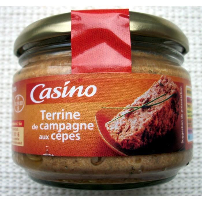 Terrine aux cèpes en bocal - 180g