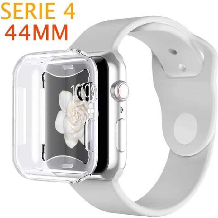Protection écran totale en silicone pour Apple Watch série 4 44MM