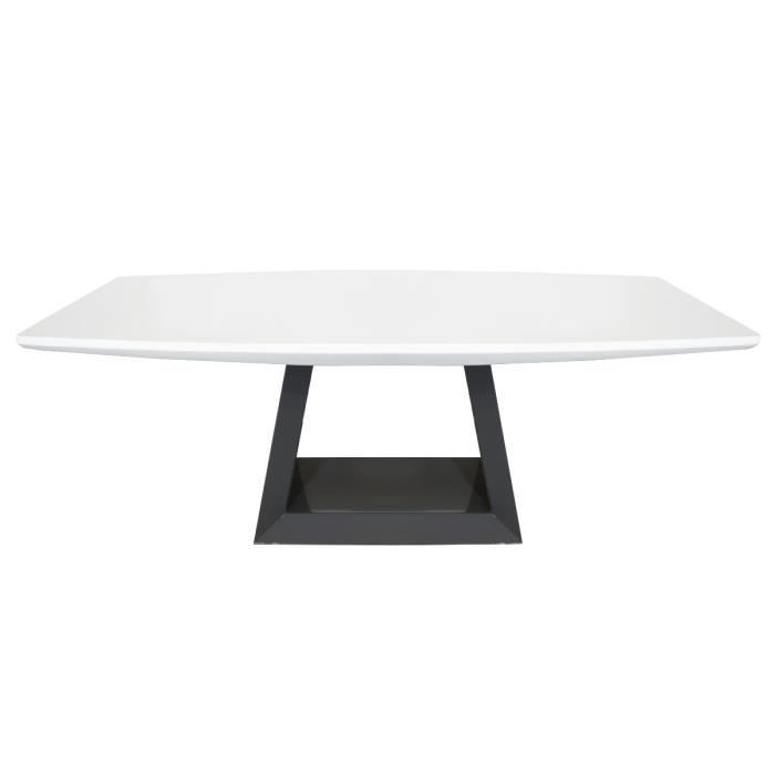 Table basse laquée GRIZZY - Blanc - Blanc 42