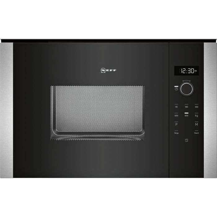 Neff N 50 HLAWD23N0 Four micro-ondes monofonction intégrable 20 litres 800 Watt noir