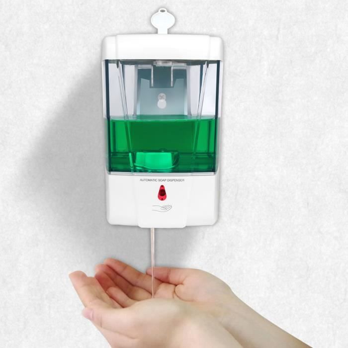 700ml Distributeurs de Savon Automatique Touchless liquide Distributeur Automatique Capteur Infrarouge Pompe à lotions savon