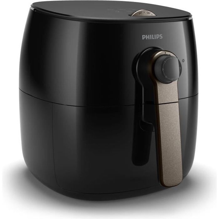 PHILIPS HD9721-10 Friteuse Airfyer - peu d'huile - TurboStar - 0,8kg - 30 min - Noir