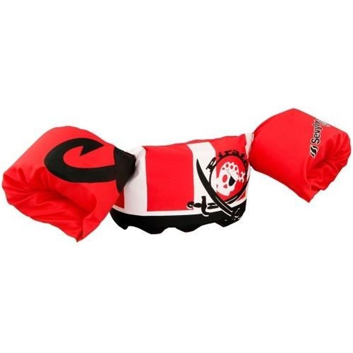 SEVYLOR Bouée - Brassards PUDDLE JUMPER Enfant Deluxe Pirate Rouge