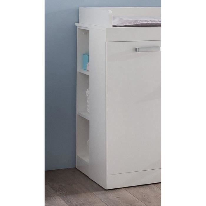 TRENDTEAM Etagère 3 niches Blanche Ronja