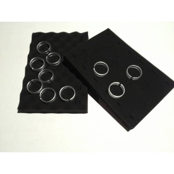 Paire de Brosses mousses noires avec 14 clips Z…