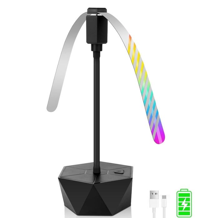 Ventilateur Répulsif - KATOOM - Anti-Mouches USB Rechargeable - Pliable - Silencieux - 360° Ajustable - Katoom