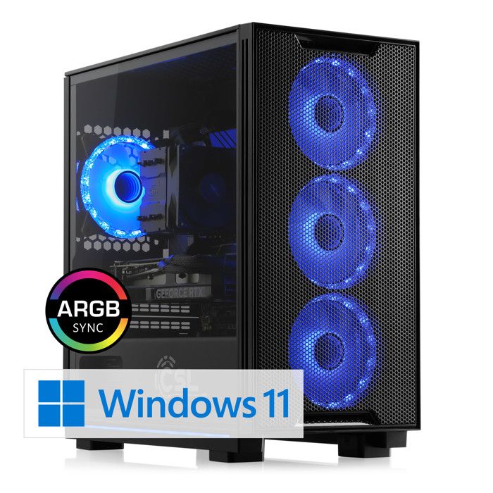 PC Gaming – CSL Computer – M10810H – Intel Core i5-14400F – GeForce RTX 3050 – 16 Go RAM – 1 To SSD