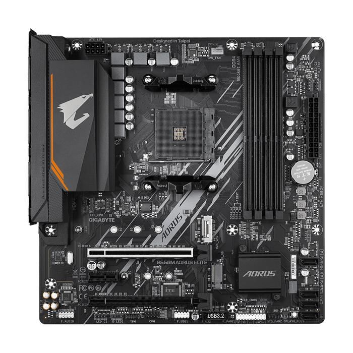 Carte mère GIGABYTE GA-B550M AORUS ELITE AMD B550 Socket AM4 4xDDR4 SDRAM 128 GB ATX - Gigabyte