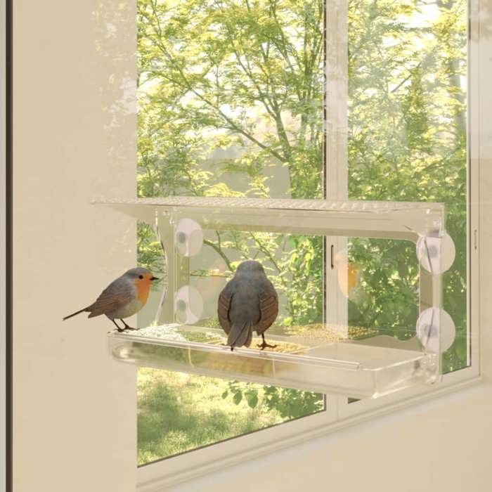 Mangeoire Oiseaux Exterieur à Suspendue, Mangeoires pour Oiseaux Sauvages, Mangeoire Oiseaux