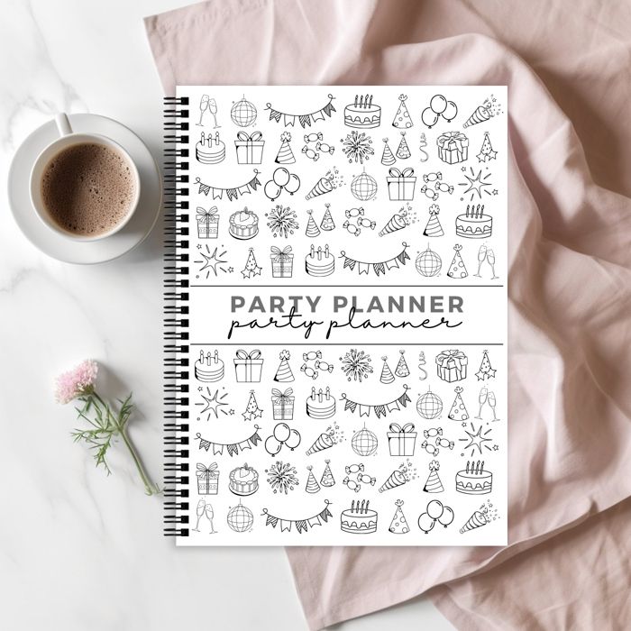 Planificateur de fête, cahier de planificateur d'événements, liste de ...