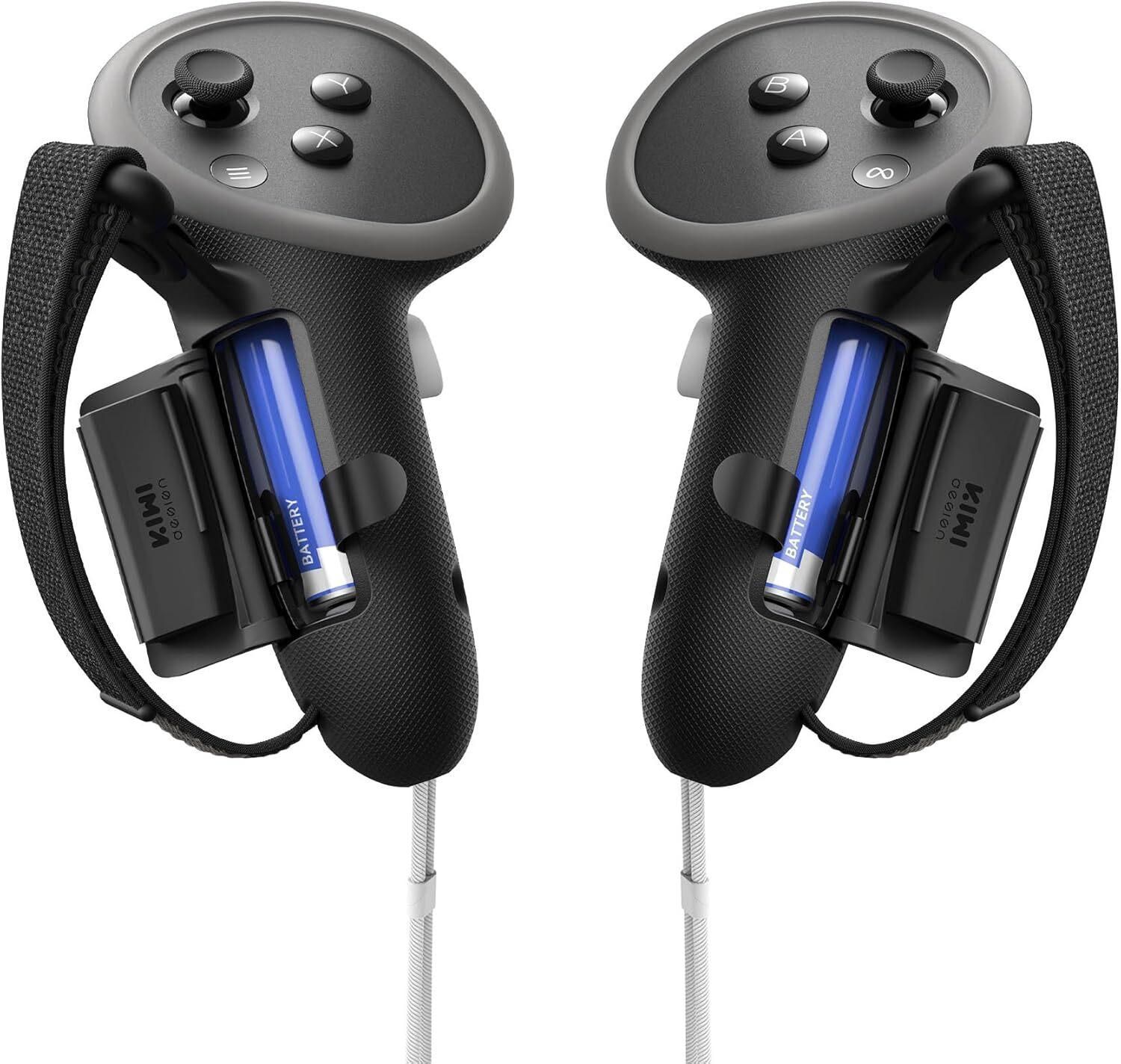 KIWI design G4 Pro Poignées de Manette Compatibles avec Meta Quest 3/3S Accréditées par Meta