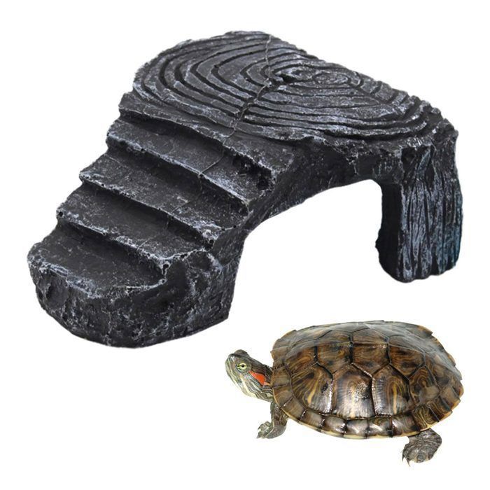 Comparer les prix de Décoration daquarium tortue table daquascaping table de repos - 11 cm Étiquette