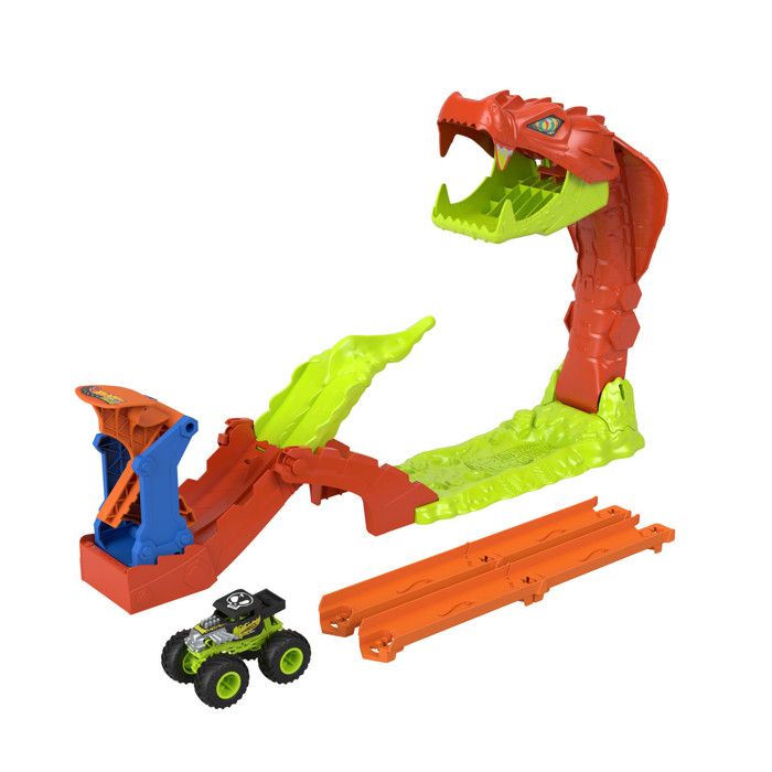 Monster Trucks Playset 'Attaque du Serpent Bone Shaker 1:64
